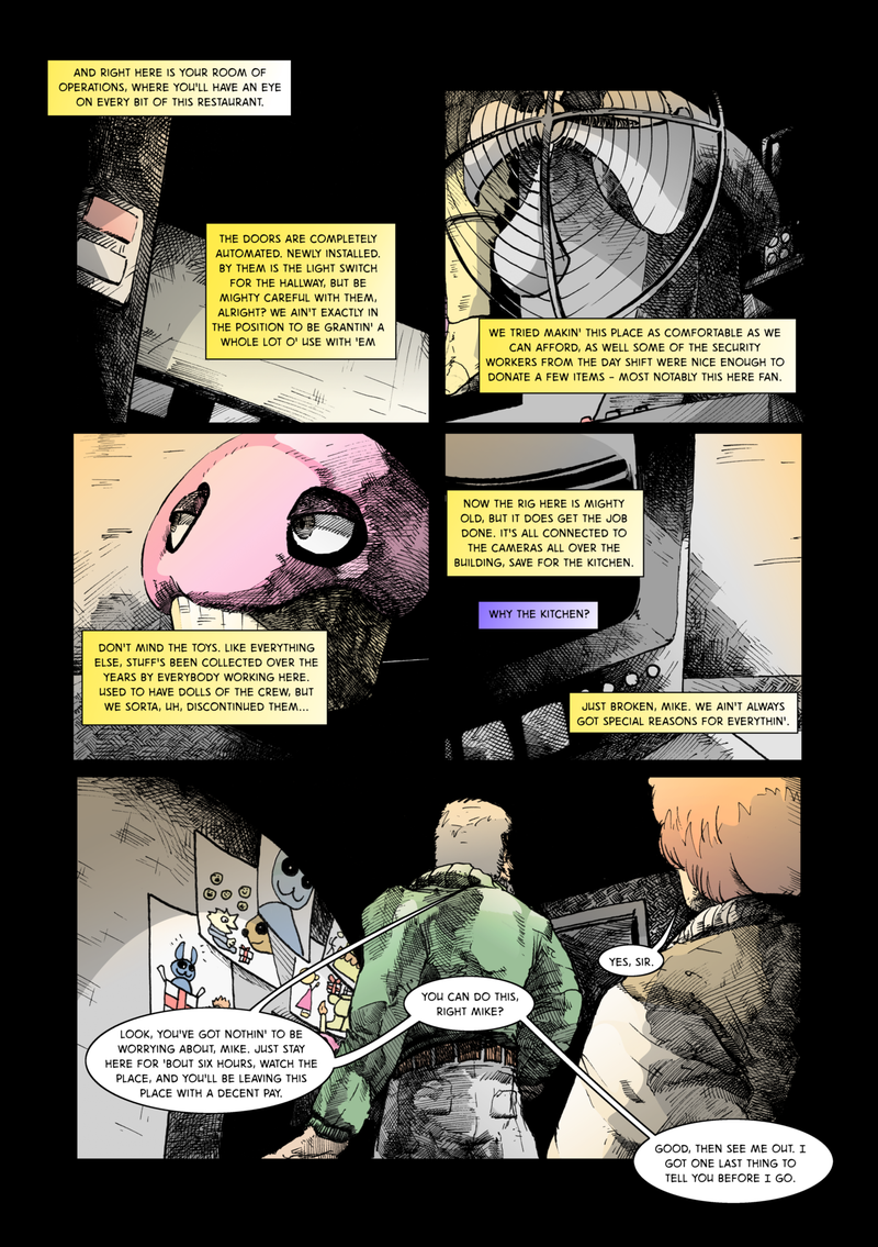 Illustration for article titled You Should Read This Fan-Made Five Nights at Freddy's Comic